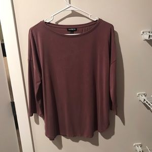 Purple 3/4 Express Top